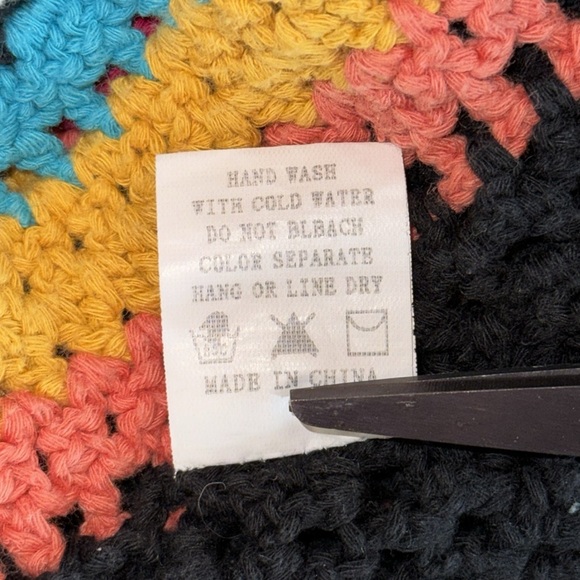 Altar’d State Crocheted Retro Boho Tank Top • Size M - Picture 4 of 8